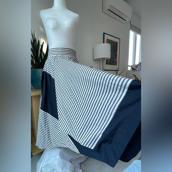 ISSEY MIYAKE kaleidoscope layered striped skirt size small - Picture 3 of 16